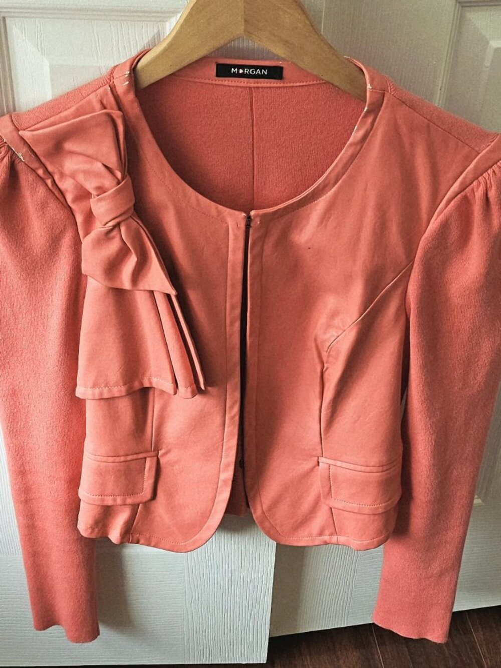 Morgan Paris -Bright Orange Spring Jacket